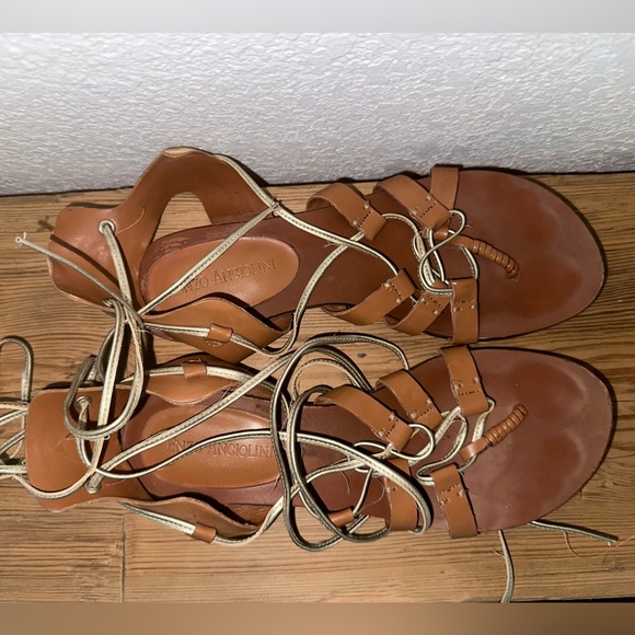 Enzo Angiolini Gladiator Sandals size 6.5 M - Picture 2 of 5